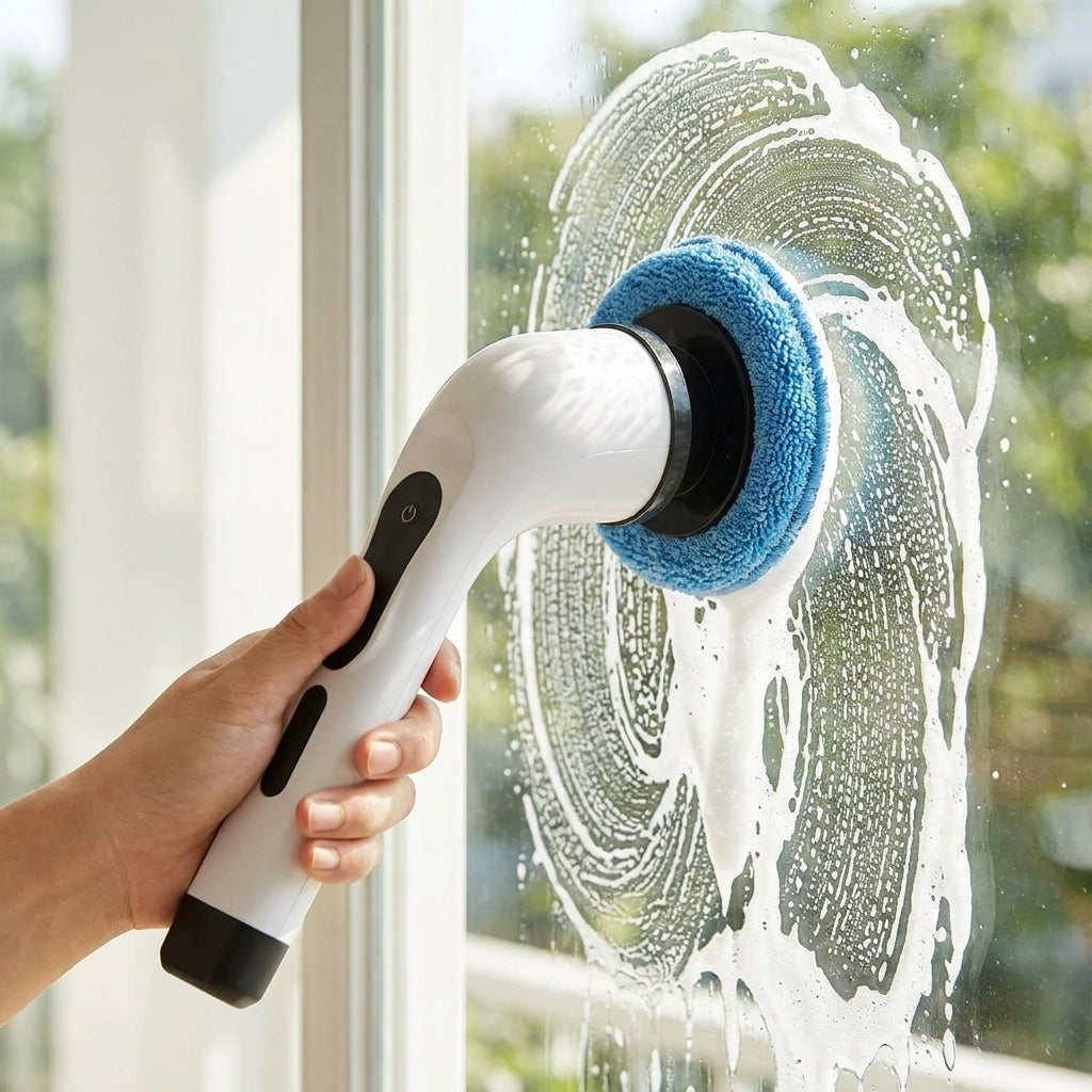 Cepillo eléctrico 9 en 1 para limpiar baño y cocina
