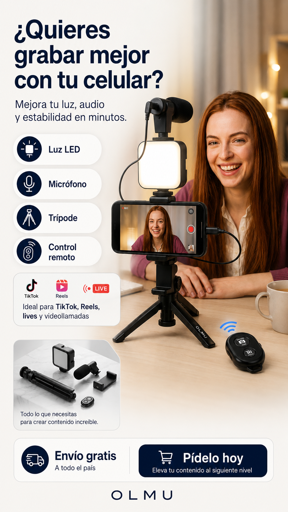 Kit de Vlogging para Celular